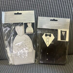 Details Elegant Favor Boxes - Black and White Set